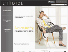 Tablet Screenshot of lindicemode.com